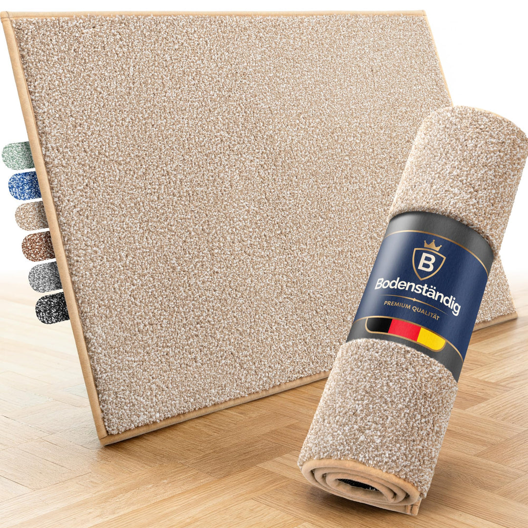 Mibao Fussmatte Innen 60 x 90 cm, Schmutzfangmatte für den Eingangsbereich, Türmatte, rutschfeste, S