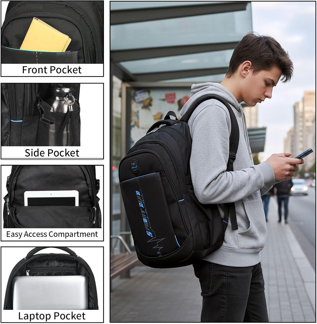 SIVENKE Rucksack Daypack Schulranzen Schultasche Laptop Rucksack Multifunktionale Tagesrucksack Lapt
