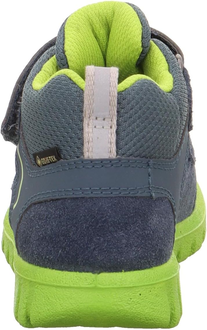 Superfit Jungen Sport7 Mini Leicht Gefütterte Gore-tex Lauflernschuhe 23 EU Blau Hellgrün 8020, 23 E