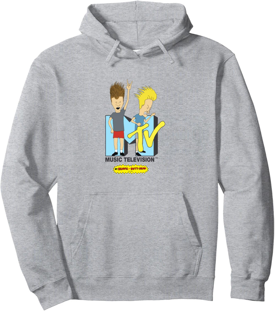 Beavis And Butt-Head MTV Logo Pullover Hoodie