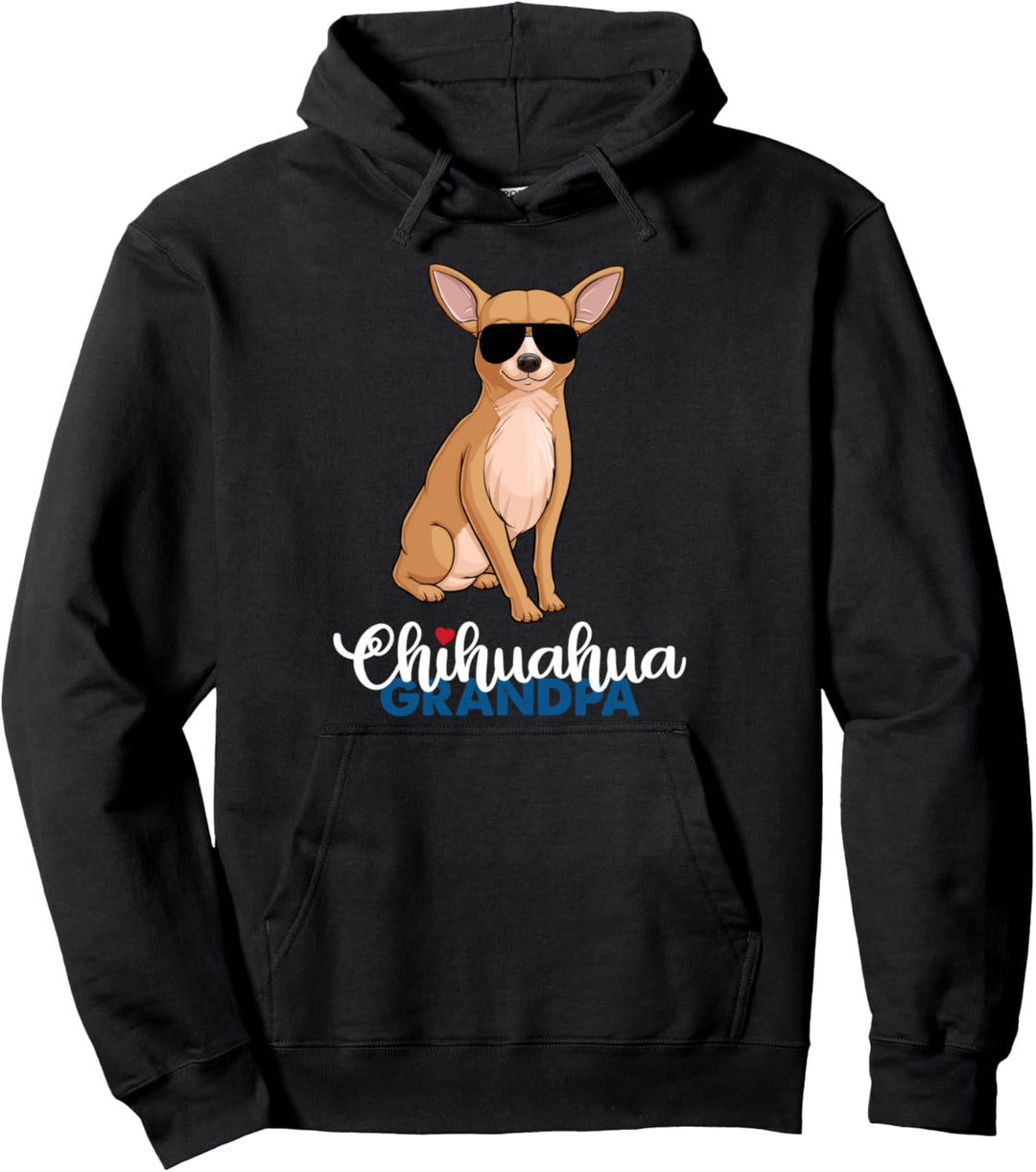 Chihuahua Opa Pullover Hoodie
