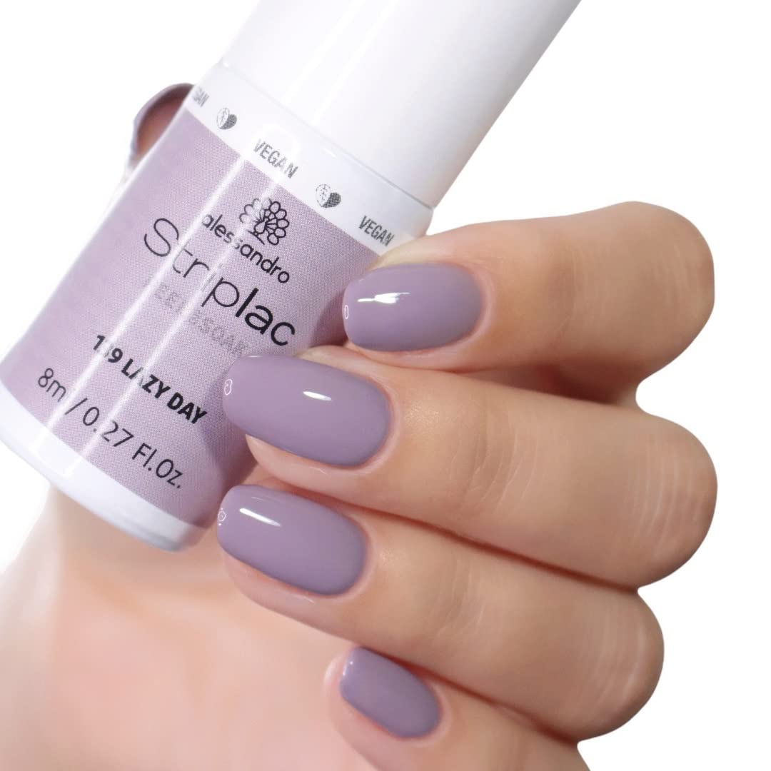alessandro Striplac UV-Nagellack Lazy Day – Schonend und langanhaltend – Einfache Entfernung dank Pe