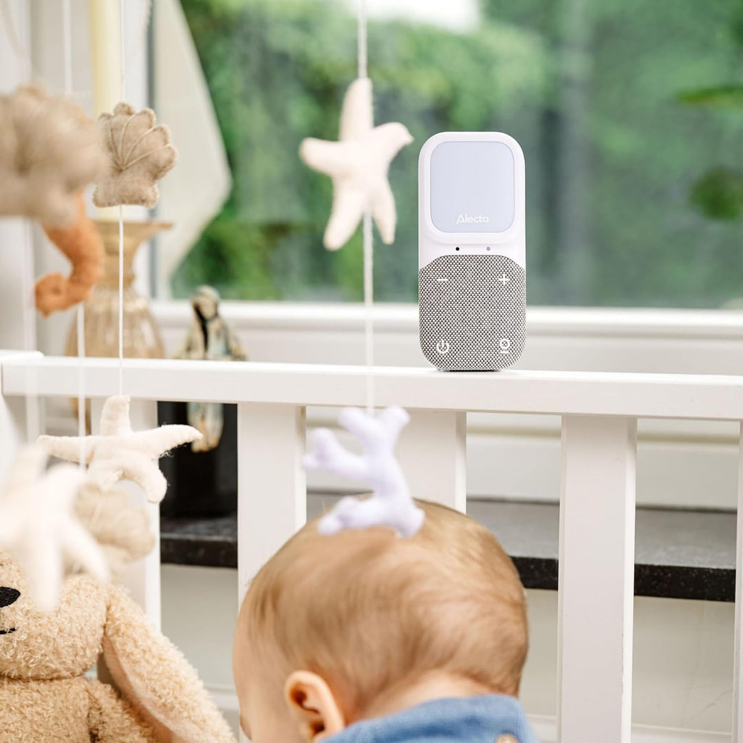 Alecto DBX135 - Modernes Full Eco Audio-Babyphone mit kristallklarer DECT-Klangqualität, Langer Stan