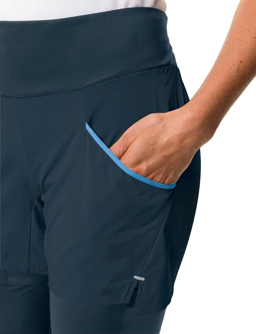 Vaude Damen Hose Women's Crana Zo Pants 36 Dark Sea, 36 Dark Sea