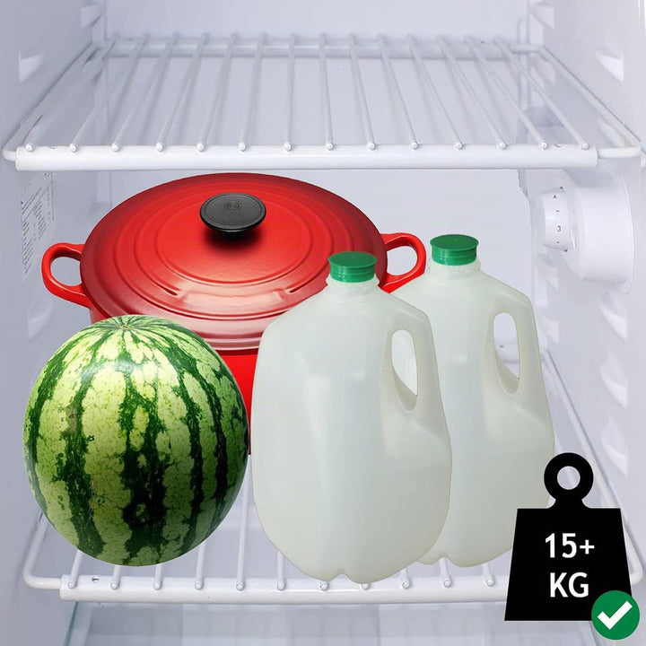 Spares2go Universal Kühlschrank Gefrierschrank Regal Verstellbar Kunststoffbeschichtet Ausziehbare A