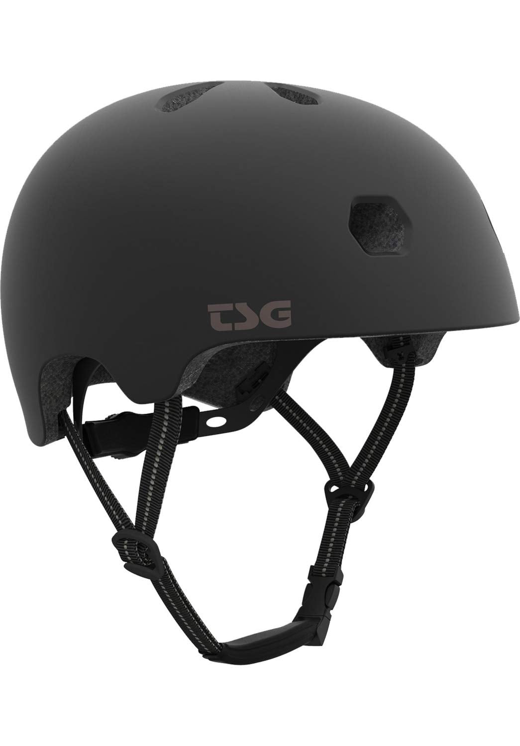 TSG Meta Solid Color Halbschalenhelm, satin black