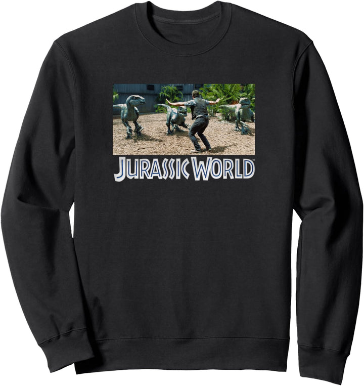 Jurassic World Owen Grady Velociraptor Trainer In The Cage Sweatshirt
