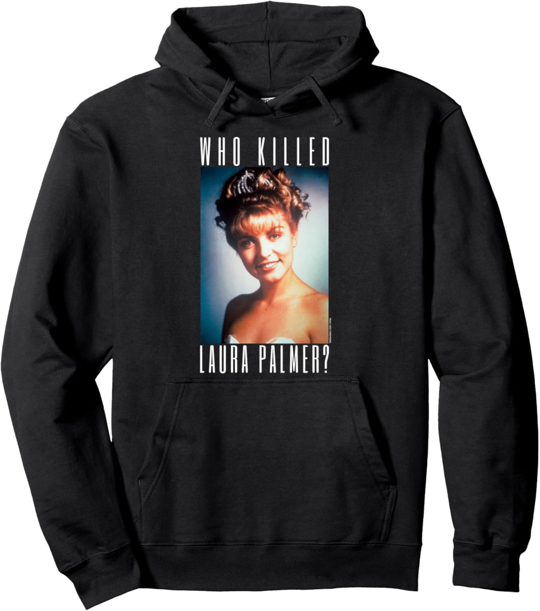 Twin Peaks Laura Palmer Portraittext V3 Pullover Hoodie