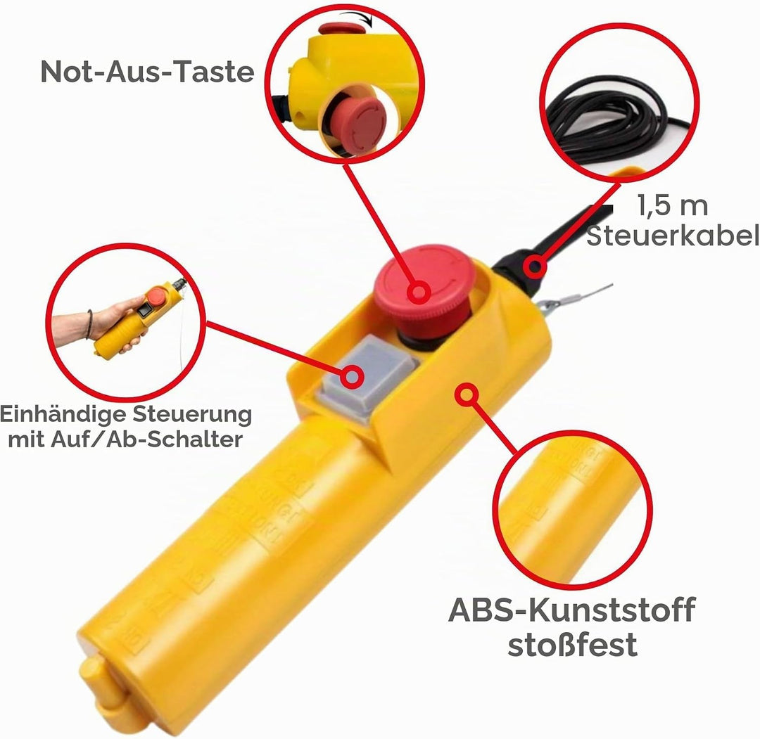 PEREL - WEHTELE  – Fernbedienung für Elektrischer Seilzug Weh (Insel) Serie 147480
