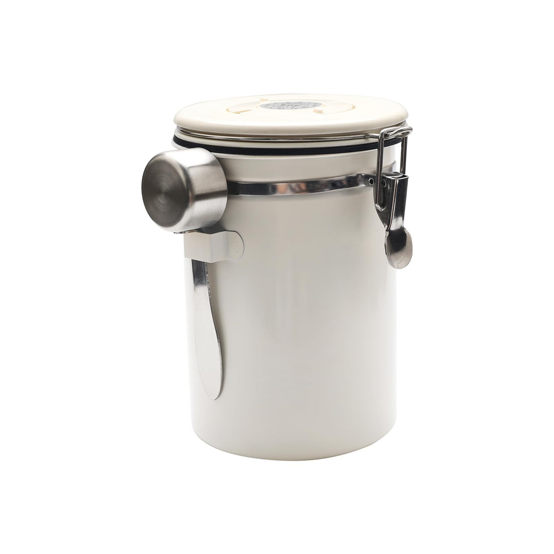 Coffee Bean Container (1.8 L), Airtight, Coffee Canister, Stainless Steel Material, Suitable for Cof