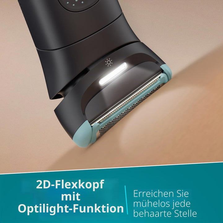 PHILIPS MULTIGROOM RASOIO CORPO BG7470/15 Wet Dry Serie 7000O