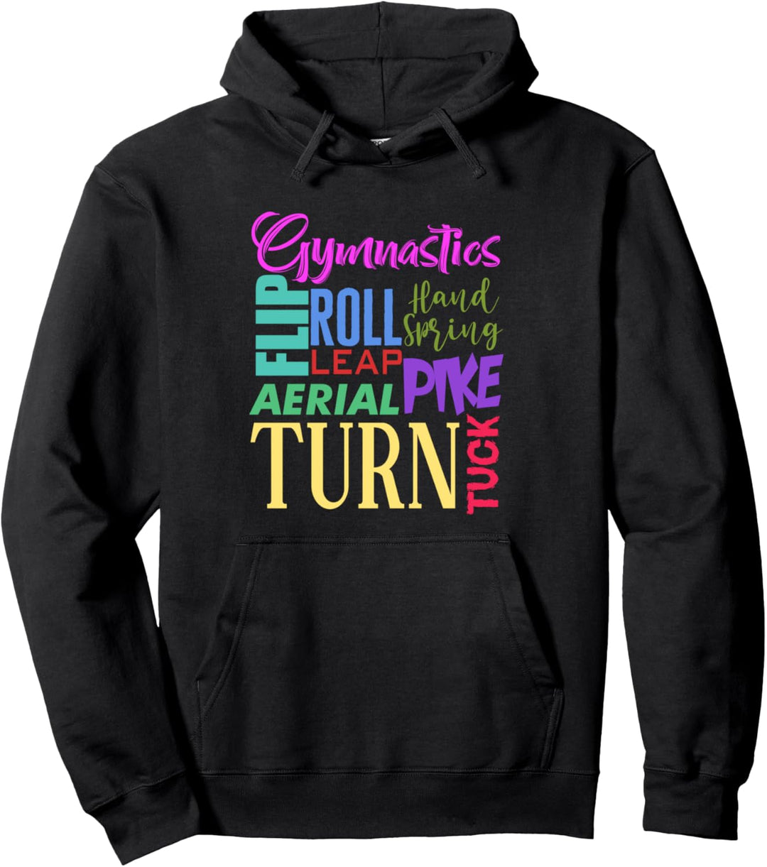 Gymnastik Hand Spring Roll Leap Flip Aerial Turner Sport Pullover Hoodie