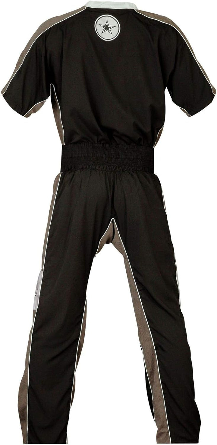 TopTen Kickboxuniform „FLEXZ“ Schwarz - Grau XXL, Schwarz - Grau XXL
