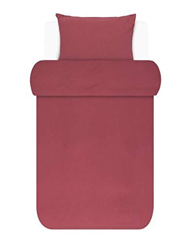 Marc O'Polo Bettwäsche Kuva Duvet I Grösse 155x220 80x80 cm I Farbe Soft Red