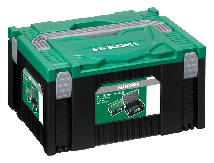 Hikoki HIT System Case III Hikoki Transportkoffer, 295x395x210 mm, Grün