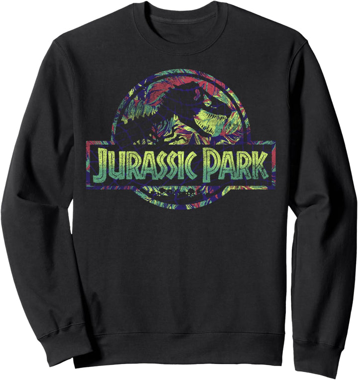 Jurassic Park Grid Wave Logo Sweatshirt