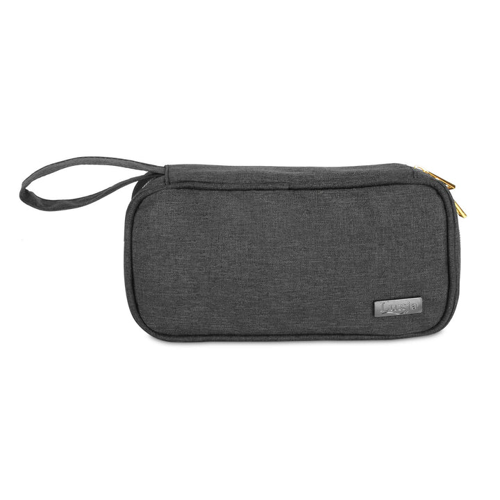Luxja Ätherische Öle Aufbewahrung - Hält 12 Flaschen (5ml-15ml, Auch für Rollerflaschen), Öl Tasche