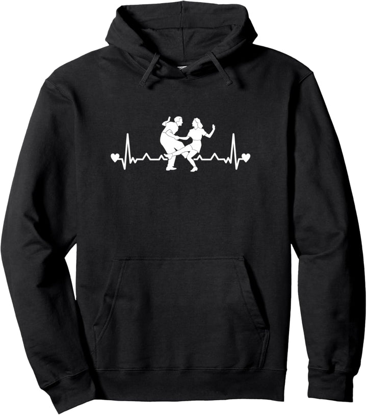 Boogie Woogie Tanzschaukel im 60er-Jahre-Stil, Retro-Design Pullover Hoodie