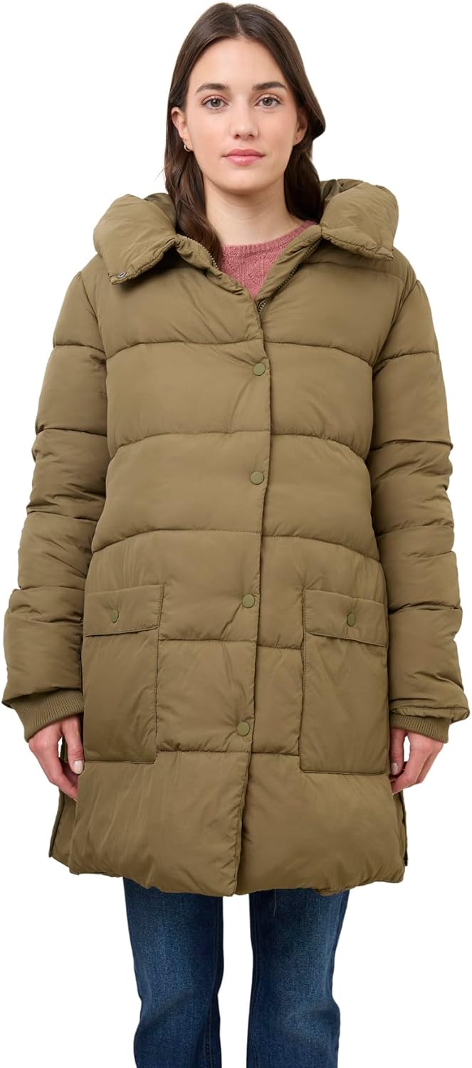 Vertbaudet Steppjacke für Schwangerschaft & Stillzeit, Tragejacke, Recycling-Polyester VERT 46, VERT