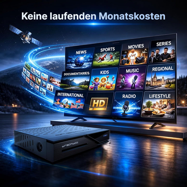 Dreambox DM520 Mini HD 1x DVB-S2 Tuner PVR Ready Full HD 1080p H.265 Linux Receiver