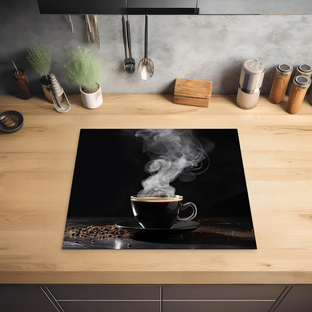 KitchenYeah© Herdabdeckplatte Einteilig Ceranfeld Abdeckplatte Küche Deko Ceranfeldabdeckung Herdabd