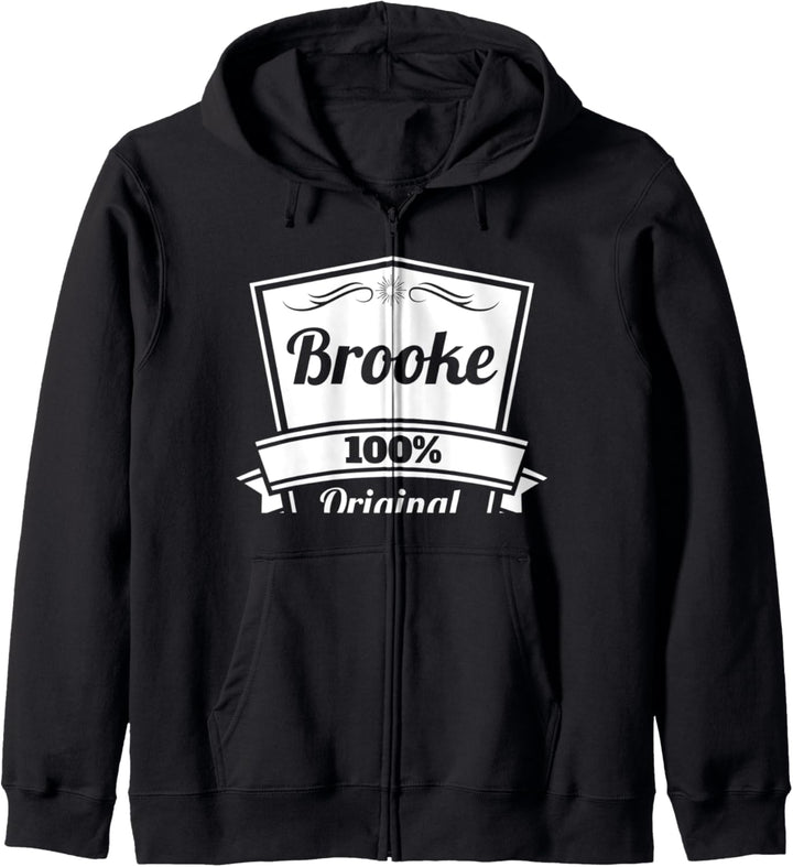 Brooke Geschenk / Brooke personalisierter Name Geburtstag Kapuzenjacke
