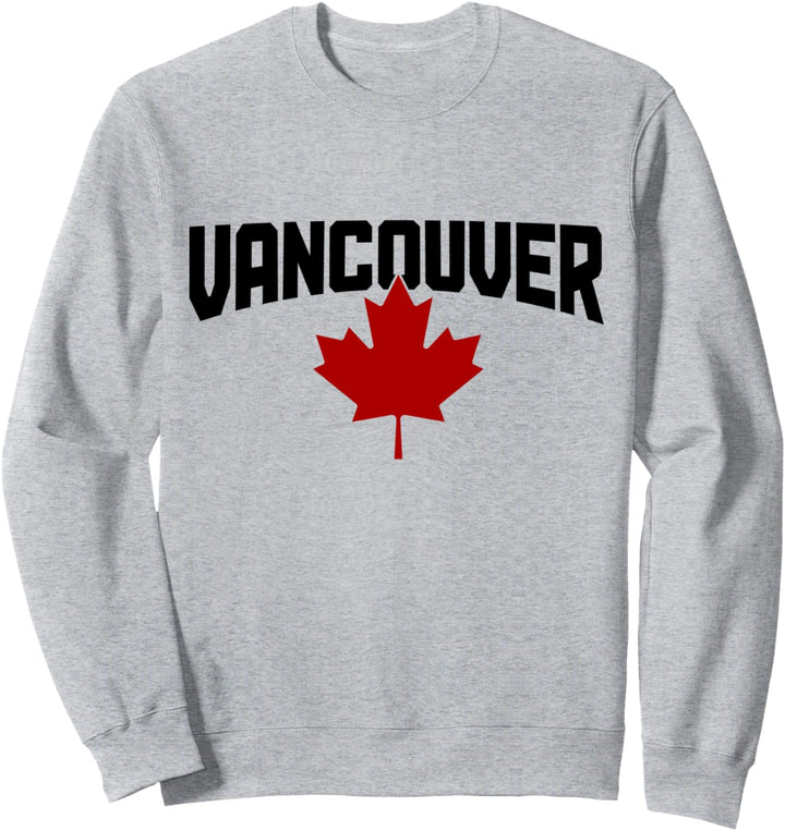 Vancouver BC Maple Leaf Kanadische Flagge Pride Sweatshirt