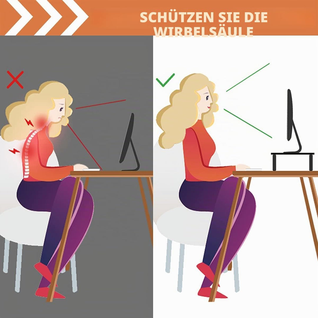 Hemudu 2 Packungen Monitor Universal Höhenverstellbar dreieckige Ständer Flachbildfernseher Ständer