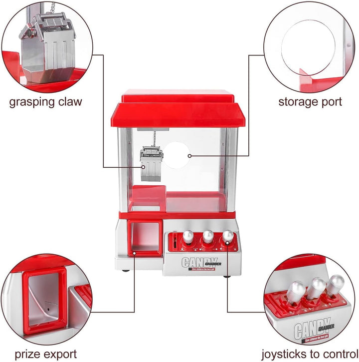 Candy Grabber Candy Machine Dispenser Machine Game Candy Clip and Dispenser Grab Hand Slot Machine R