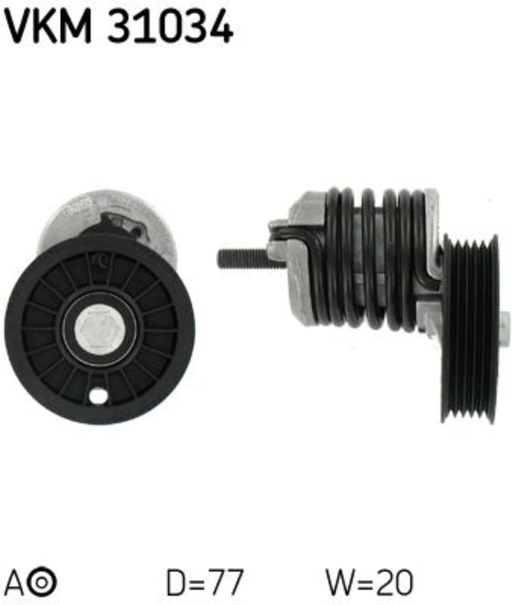 SKF VKMA 31051 Spannrollensatz für Nebentrieb