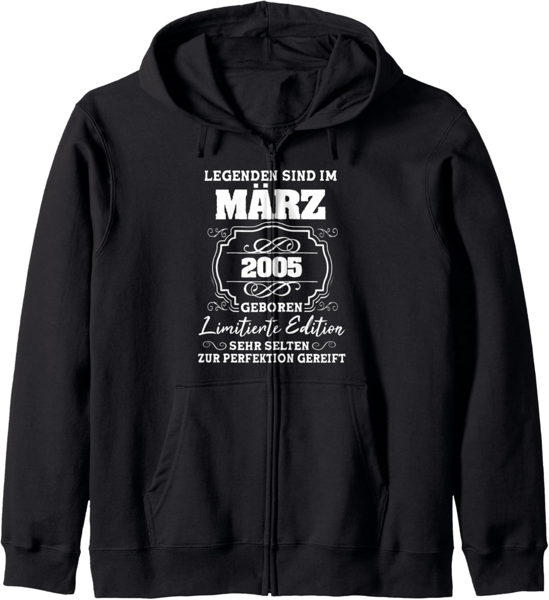 Legenden wurden im März 2005 18.Geburtstag Kapuzenjacke