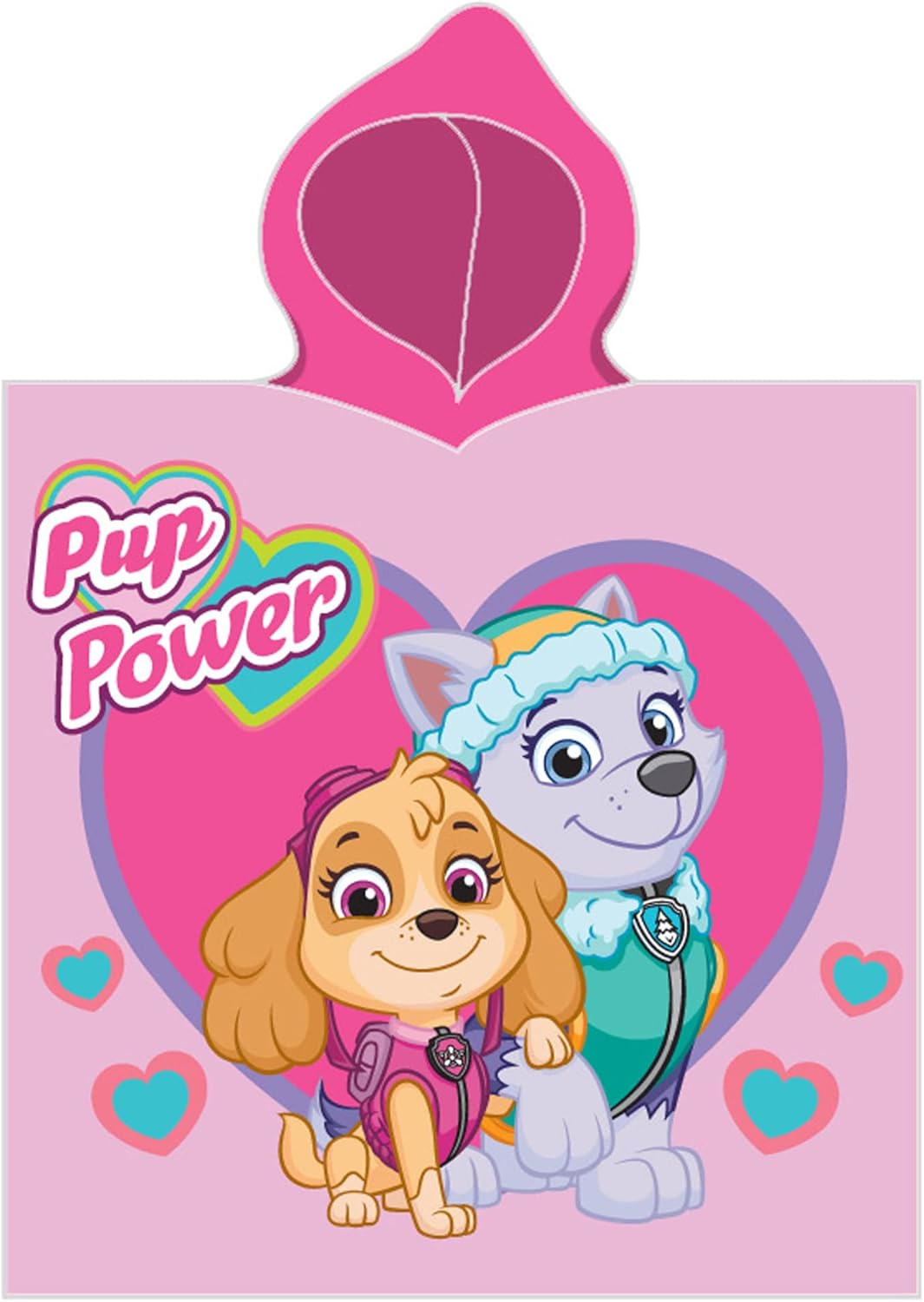 Paw Patrol Kinder Kapuzen Bade-Poncho Girl&