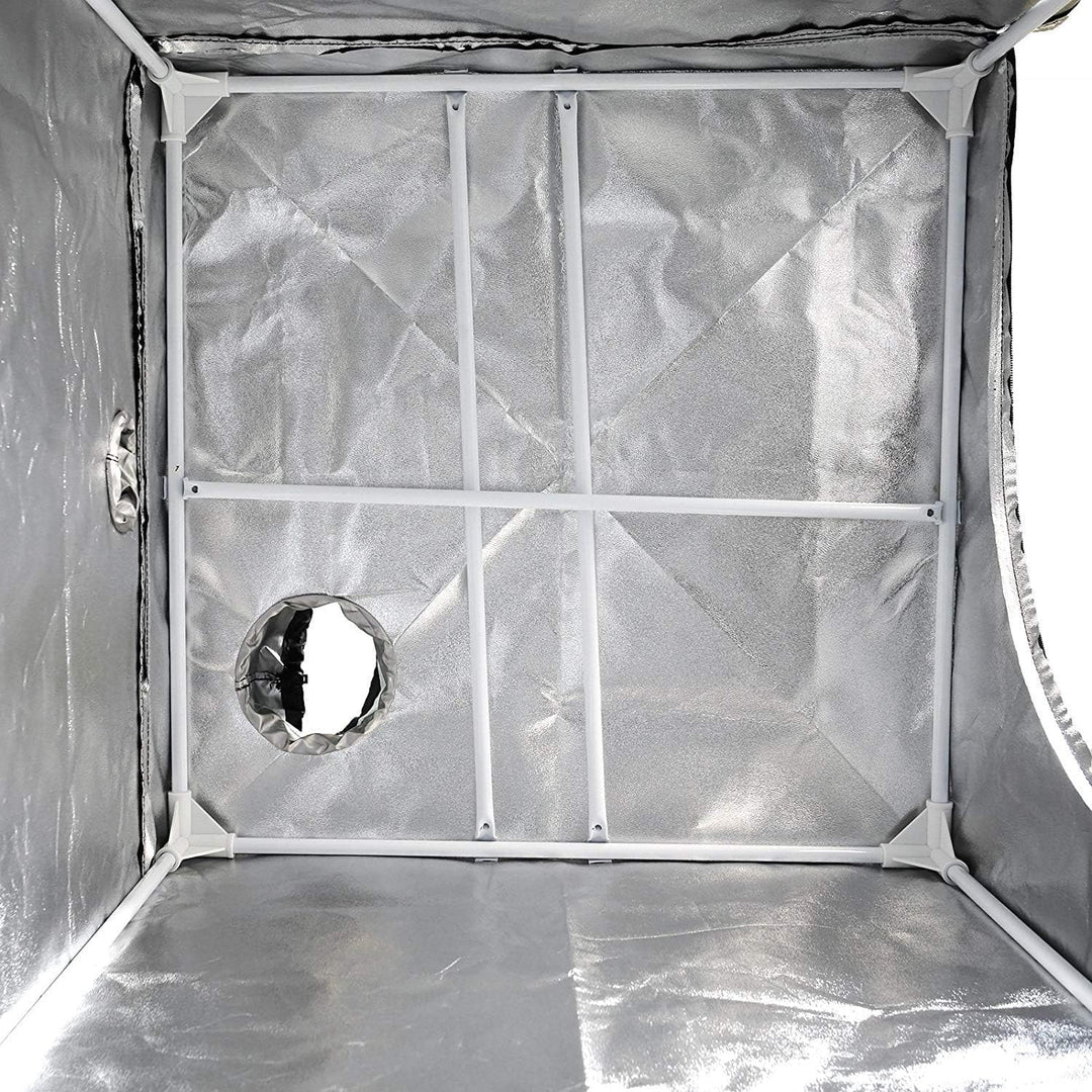 Grow Zelt für Pflanzen Zuchtzelt Gewächshaus Box Zuchtschrank Garten Anzucht Gemüse Grow (60x60x160)