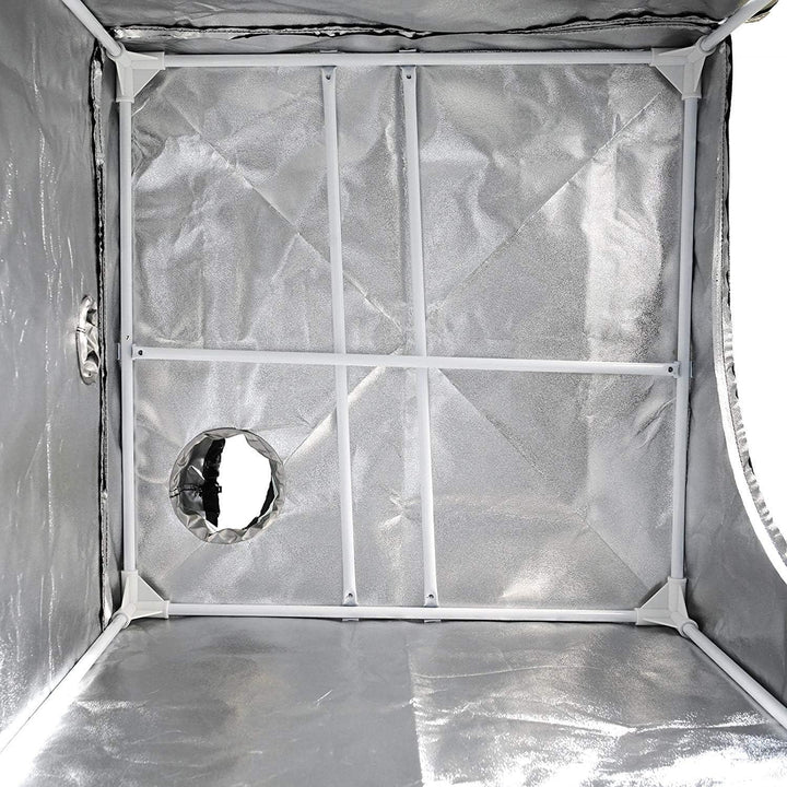 Grow Zelt für Pflanzen Zuchtzelt Gewächshaus Box Zuchtschrank Garten Anzucht Gemüse Grow (60x60x160)