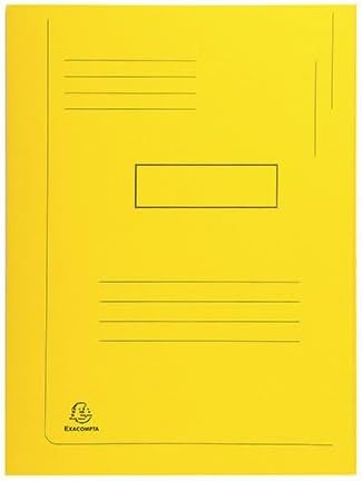Exacompta 445009E Packung mit 50 Aktenmappen Forever, 2 Klappen (aus recyceltem Karton 280g/qm, umwe
