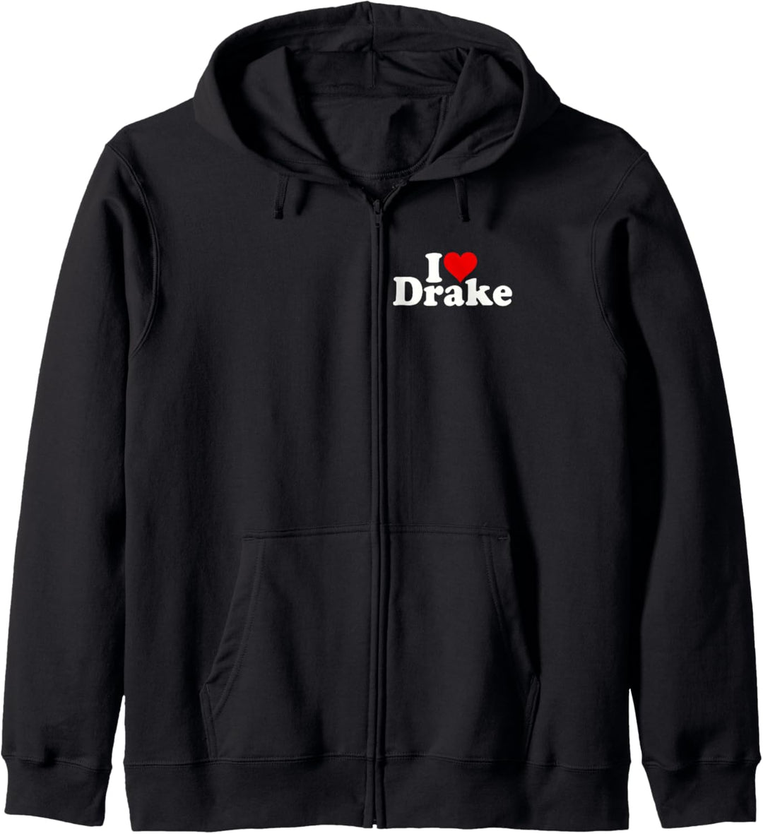 ICH LIEBE HEART DRAKE Kapuzenjacke