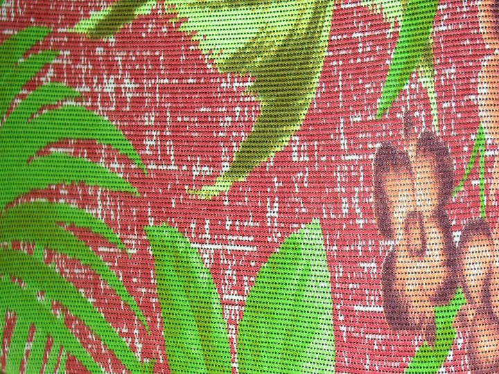 Solar Tan Thru sportlicher Badeanzug grün/rot, Gr. 38 B-Cup