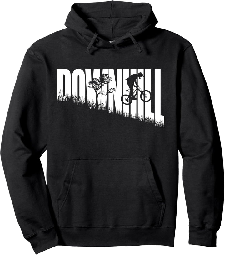 Downhill Mountainbike – Vintage MTB Reiten – Radfahren Pullover Hoodie