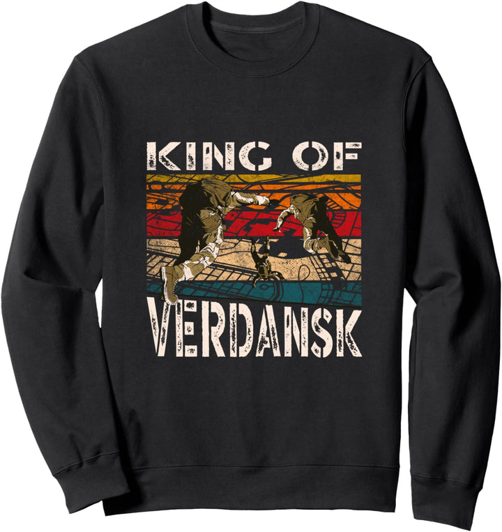 King Of VERDANSK Warzone Gulag Gaming Multiplayer Videospiel Sweatshirt