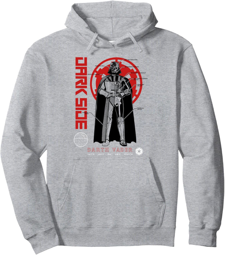 Star Wars Darth Vader Schematic Pullover Hoodie