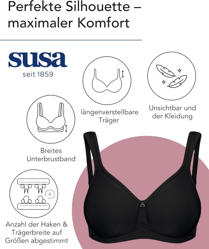 SUSA Damen Catania BH, Schwarz