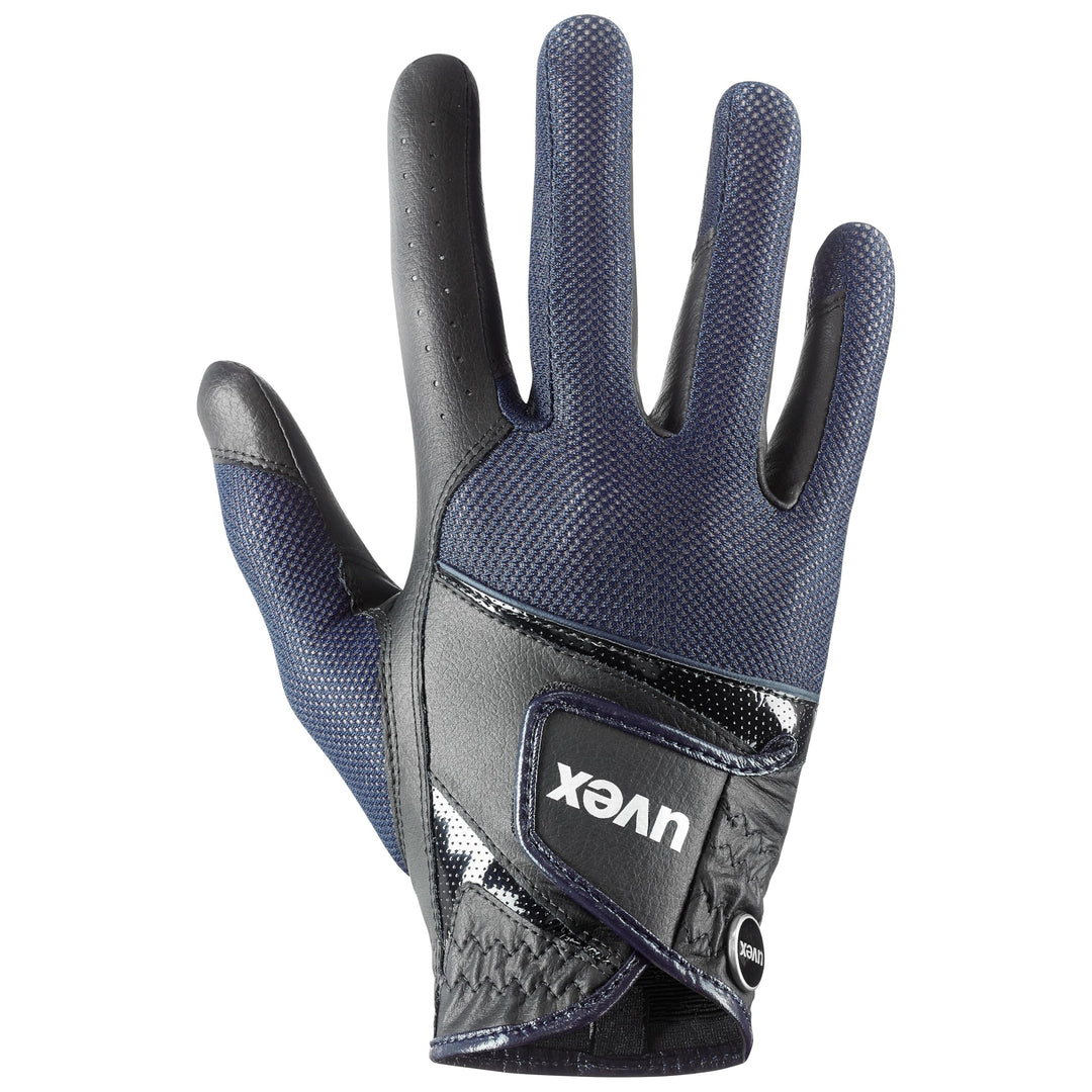 Uvex Unisex – Erwachsene Sumair Reithandschuhe 10 black-blue, 10 black-blue