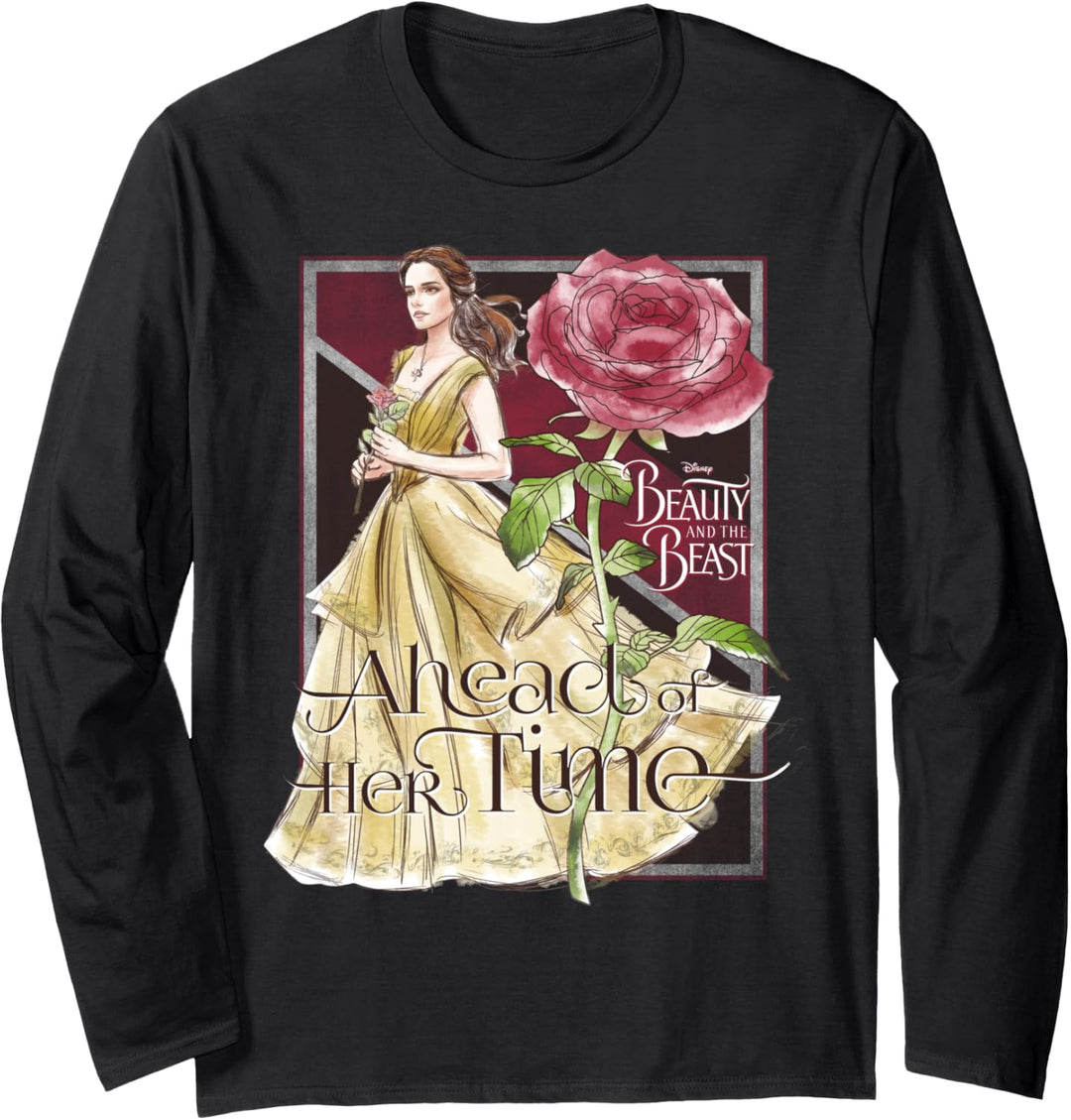Disney Beauty &amp; The Beast Belle Ahead Time Langarmshirt