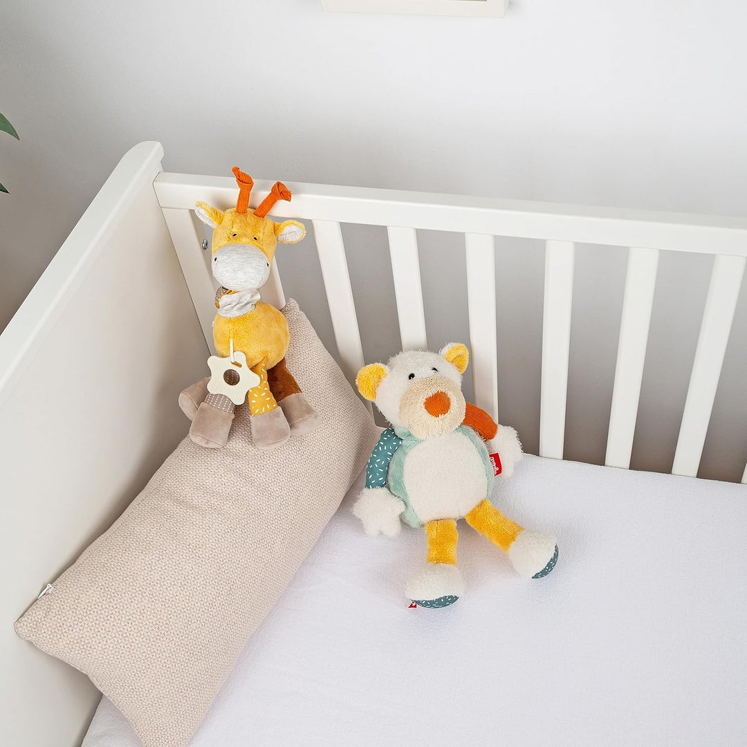 sigikid 43235 Patchwork Stofftier, Mehrfarbig/Eisbär, Mehrfarbig/Eisbär