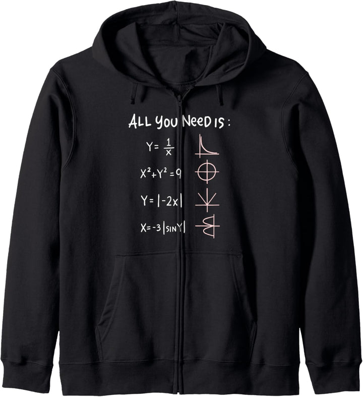 All You Need Is Love Math Kapuzenjacke
