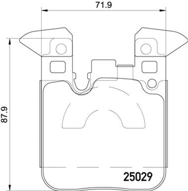 BREMBO P 06 087X Bremsbeläge