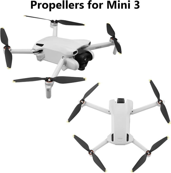 Bocguy Mini 3 Propeller, 16 Pcs Drohne DJI Mini 3 Propeller mit 24 Schrauben und 2 Schraubendreher,
