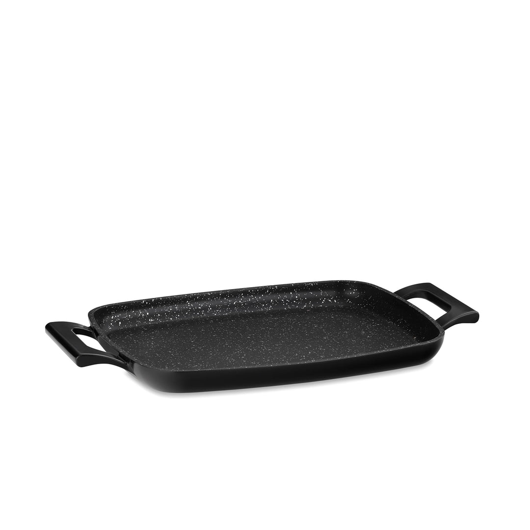 kela 12220 Grillplatte für den Herd, Antihaftbeschichtung, Aluminium, Induktionsgeeignet, 29 x 23 x