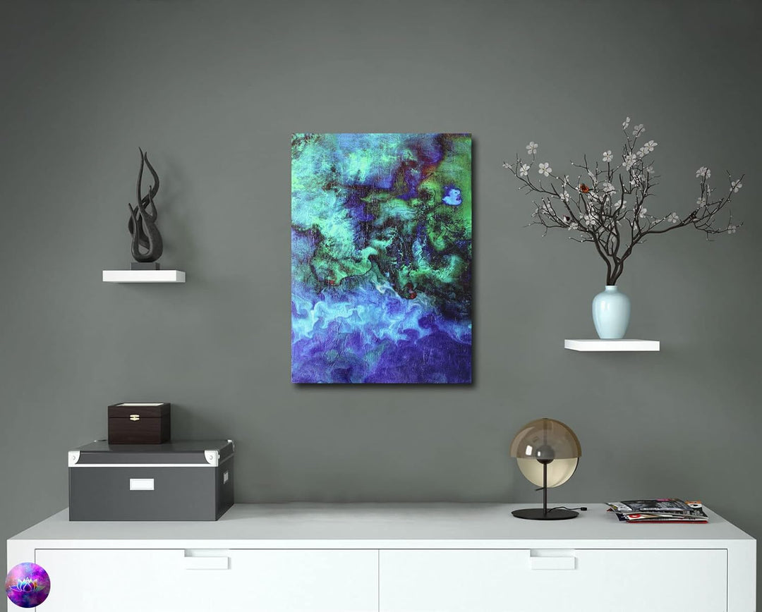 Original Gemälde Abstrakte Malerei Unikat - Strukturgemälde Acrylgemälde Moderne Kunst Wandkunst Hom