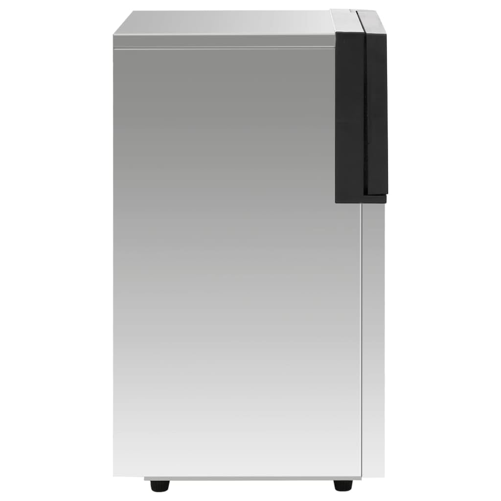 vidaXL Eiswürfelmaschine Silbern 45 kg / 24 h
